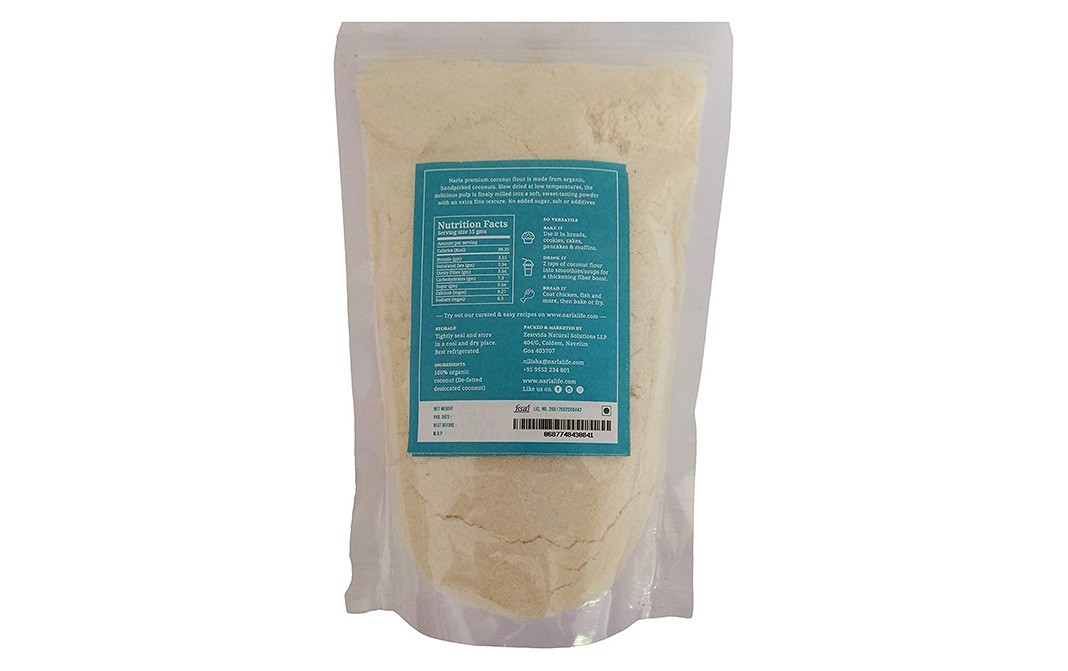 Narla Premium Organic Coconut Flour    Pack  500 grams